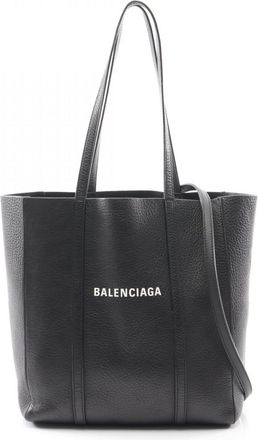 Balenciaga Black Leather Tote Bag (Pre-Owned)