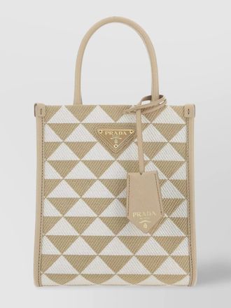 Prada symbole micro fabric shoulder bag