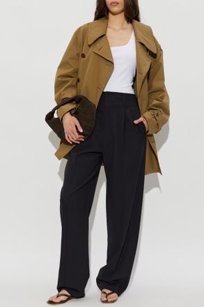 Christophe Lemaire Shorter Cut Trench Coat, Womens, Brown