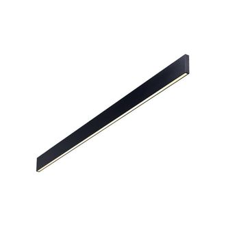 Netlighting Linus Decorative Linear Integrated LED Wall Light Black 3000K