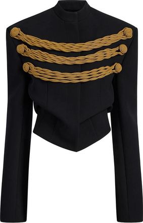 Khaite York Jacket With Cord Embroidery