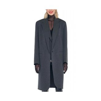 Norma Kamali Mujer, Abrigos, Gris, Talla: S