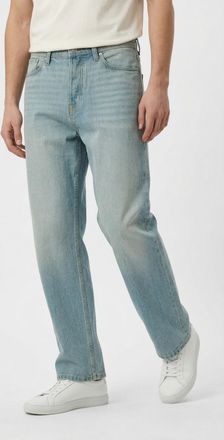 Jack & Jones Relax-fit-Jeans JACK & JONES JJIALEX mit cleanem Look und Taschenvielfalt, Herren, Gr. 29, L&auml;nge 32, blau, denim, Denim/Jeans, Obermaterial: 100% Baum