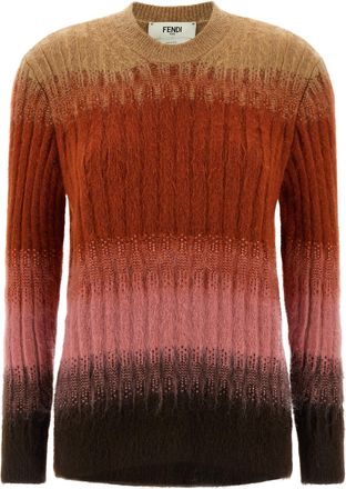 Fendi Multicolor Wool Womens Cardigan