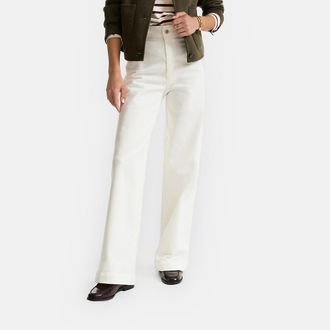 La Redoute Collections Wijde jeans met hoge taille