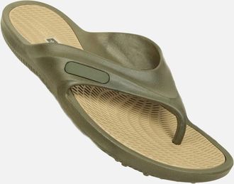 Mountain Warehouse Mens Mountain Warehouse Mens Street Flip Flops - Green - Size: 10