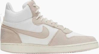 Nike Womens Nike Womens/Ladies Court Borough Premium Leather Mid Cut Trainers - Tan - Size: 4.5