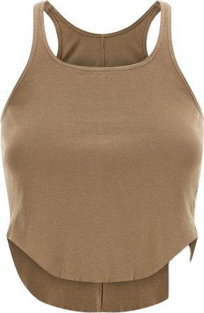 Rick Owens Canotta con orlo a taglio vivo - Toni neutri