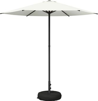 vidaXL Paraguas De Jard&iacute;n Con Base 230 X 230 Cm Poli&eacute;ster Rectangular Vidaxl