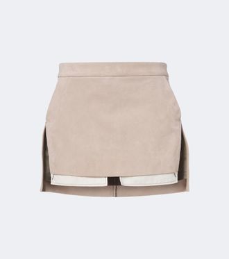 Rick Owens Minifalda Fog de ante