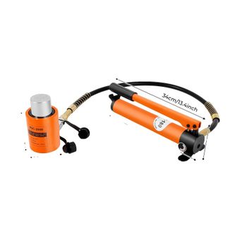 OEM Bomba De Cilindro Hidr&aacute;ulico, Capacidad De 20 Toneladas, Presi&oacute;n De 70 Mpa, Color Naranja