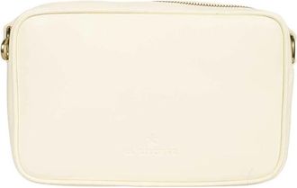 IL BISONTE Stijlvolle leren crossbodytas - Dames - Schoudertassen - Beige - ONE Size - Leer - Tassen