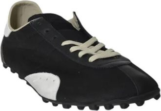 Maison Margiela Low-Top Sneaker - Sneakers Sprinters In Pelle E Cotone Nero - Gr. 45 (EU) - in Schwarz - für Damen