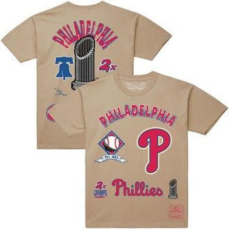 Mitchell & Ness Mens Mitchell & Ness Cream Philadelphia Phillies Legacy Defined T-Shirt at Nordstrom, Size Medium