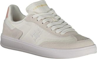 Tommy Hilfiger Logo-Embroidered Sneaker - White