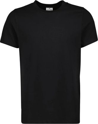 Courr&egrave;ges T-Shirts, male, Black, Size: XS Black Cotton T-shirt Spring-Summer 2025