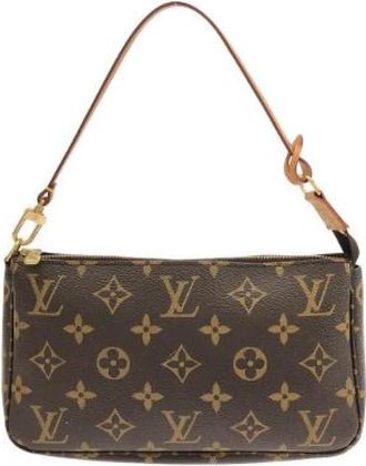 Louis Vuitton Pre-owned Pochette Accessoires Monogram Accessoires Pouch - Dames - Vintage Schoudertas - Bruin - ONE Size - Vintage