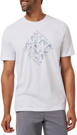 Travis Mathew Rainforest Canopy Graphic T-Shirt in White at Nordstrom, Size Large