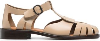 Hereu Pesca leather sandals - women - Calf Leather/Calf Leather/Calf Leather - 38 - Neutrals
