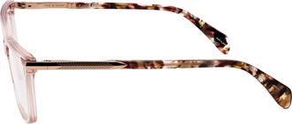 Rag & Bone RNB305010A51 Pink Acetate Eyeglasses - Pink