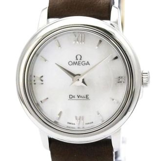 Omega Pre-owned Watches, female, White, Size: ONE SIZE Pre-owned De Ville Wristwatch
