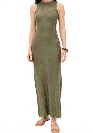 Splendid Mabel Sweater Dress In Soft Vintage Olive Branch