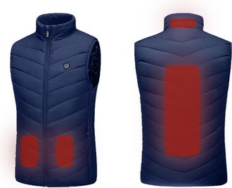 Generic Mens Womens Heated Gilet Electric Vest USB Jacket Electric Heated Body Warmer Thermal Vest Heated Coat Heated Waistcoat