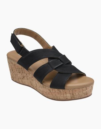 Lotus Womens Thora Womens Wedge Sandals - Black - Size: 7