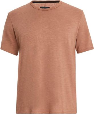 Rag & Bone Mens Classic Flame Tee, Rust