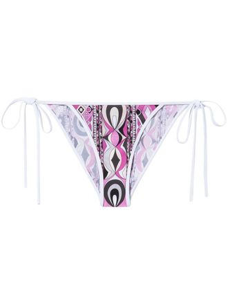 Pucci graphic-print bikini bottoms - White