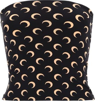 Marine Serre Moon Bustier Top