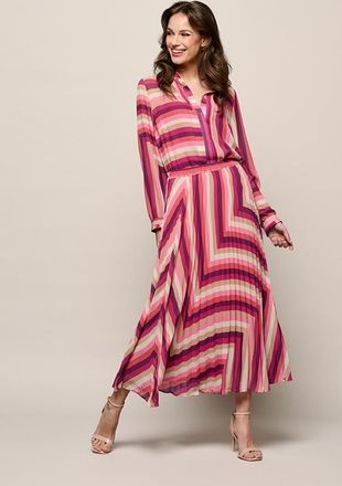 Mart Visser Lara Plisse Rok Licht Berry / Multi