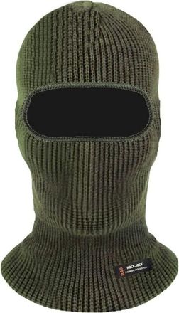 Generic Mens Balaclava SAS Army Hat 3 Hole or Open Face (Khaki - Open Face)