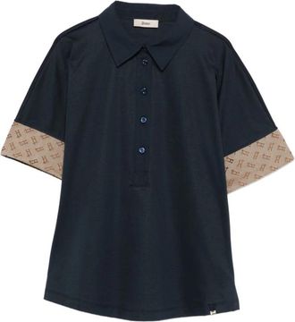 Herno Polo Shirts - Dames - Polos - Blauw - L - Tops