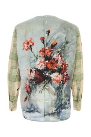 Prada Floral and Ship-Print Shirt - Multicolor
