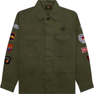 Human Made Giacca-camicia con tasche - Verde