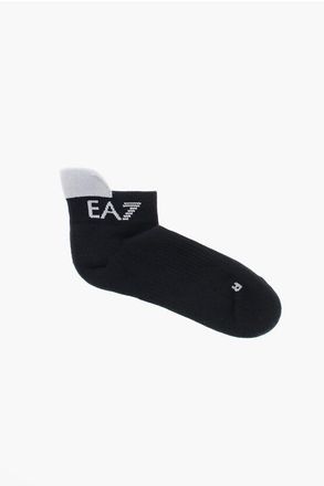 Armani Cotton Blend Low Socks with Logo size Xs