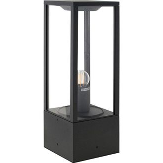 Fabrilamp Farola Nozelo Peque&ntilde;o Ip44 1xe27 L.14xan.14xal.40cm Aluminio+cristal Antracita