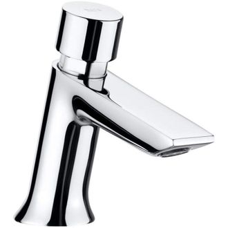 Roca Roca - Grifo Temporizado De Repisa Para Lavabo Con Pulsador Eco Instant