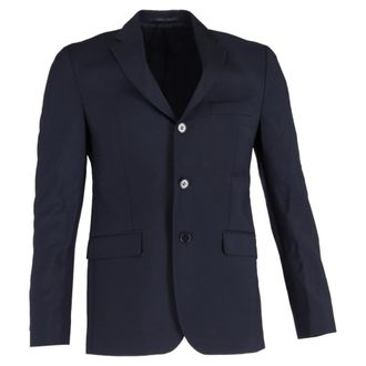 Acne Studios Acne Studios Eensluitende Blazer in Navy Blauw Polyester