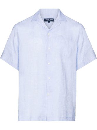 Frescobol Carioca Angelo linen shirt - Blue