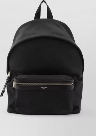 Saint Laurent city backpack in canvas and nylon
