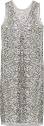 Munthe Varika Jurk - Dames - Feestkleedjes - Grijs - S - Polyester - Kleedjes