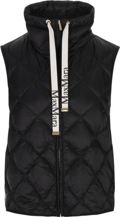 Max Mara Dames, Jassen, Zwart, Maat: M Polyamide