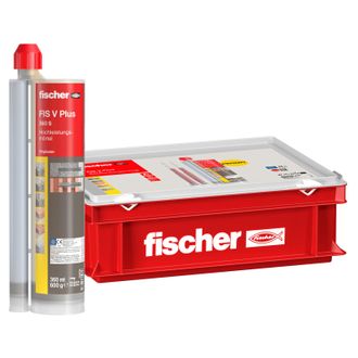 Fischer 10x Mortero De Alto Rendimiento Fis V Plus 360 S En Malet&iacute;n De Artesano Peque&ntilde;o - 558770