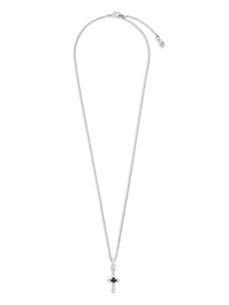 Dolce & Gabbana cross-pendant necklace - Silver