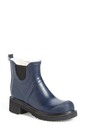 Ilse Jacobsen RUB 47 Short Waterproof Rain Boot in Dark Indigo at Nordstrom, Size 10Us
