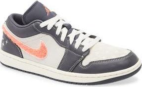 Nike Jordan Air Jordan 1 Low Basketball Sneaker in Light Graphite/Sail/Punch at Nordstrom Rack, Size 8