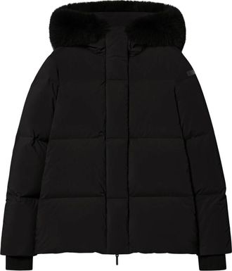 Roberto Ricci Design Fly Tubic 18 Hood Fur Jkt - Dames - Winterjassen - Zwart - XS - Polyester - Jassen