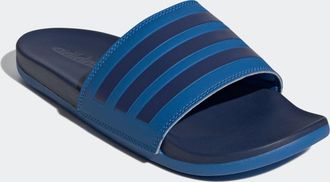 adidas Badesandale ADIDAS SPORTSWEAR COMFORT ADILETTE, Damen, Gr. 38, bunt (bright royal, dunkelblau, bright royal), Synthetik, Schuhe Badesandale
